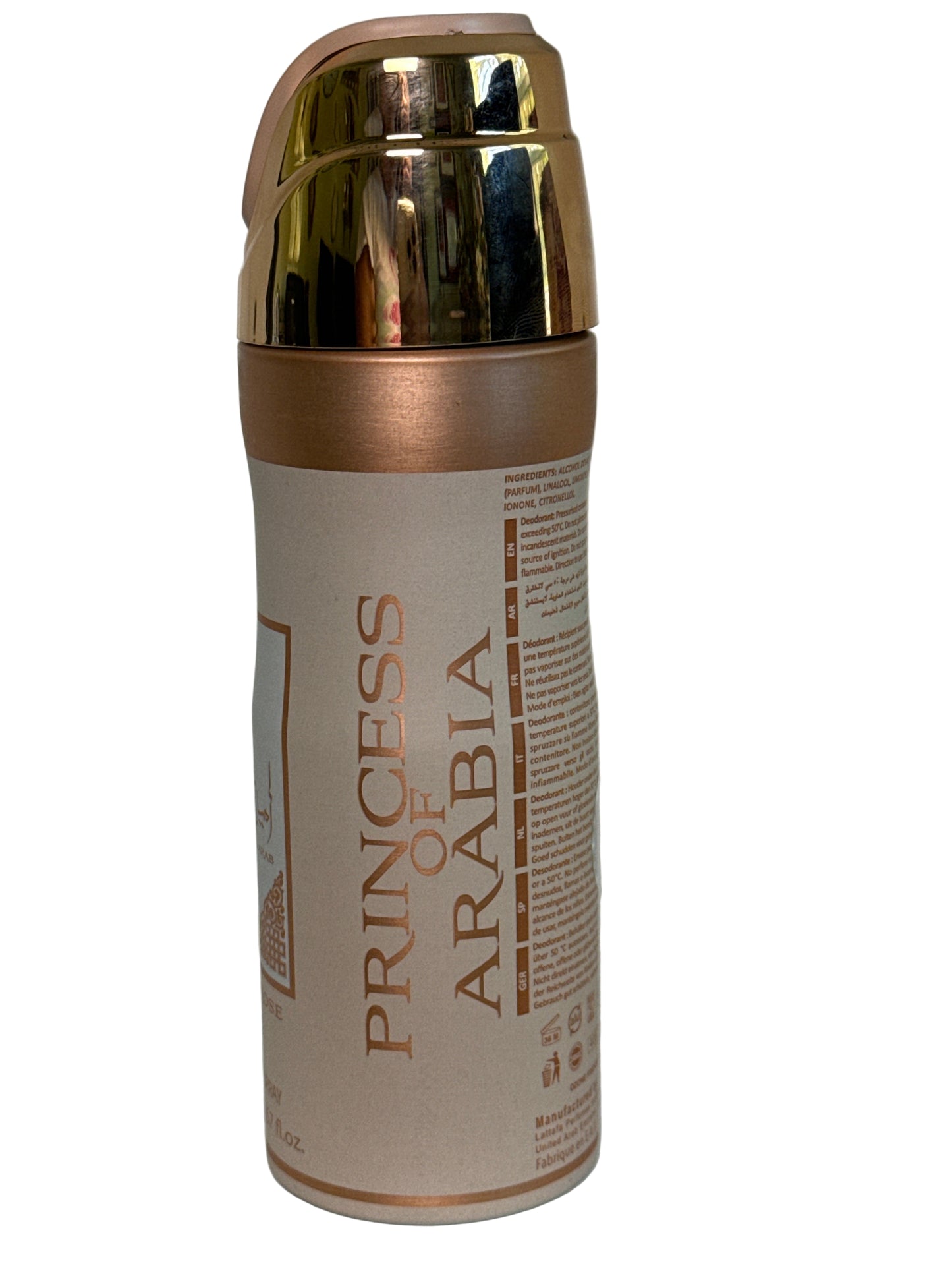 AMEERAT AL ARAB PRIVE ROSE PRINCESS OF ARABIA PERFUMED BODY SPRAY FOR WOMEN 6.67 OZ
