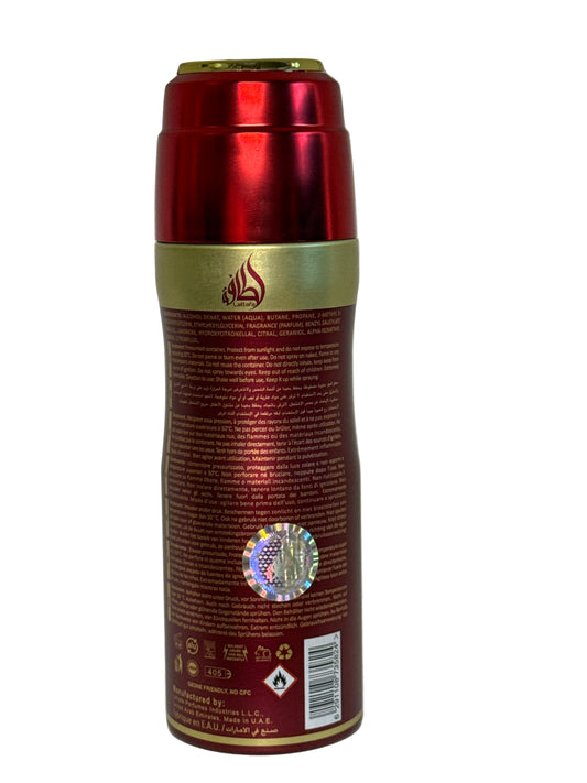 LATTAFA AMEERAT AL ARAB  6.7 PERFUMED BODY SPRAY FOR WOMEN
