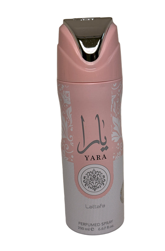 LATTAFA YARA PERFUMED BODY SPRAY FOR WOMEN 6.67 OZ