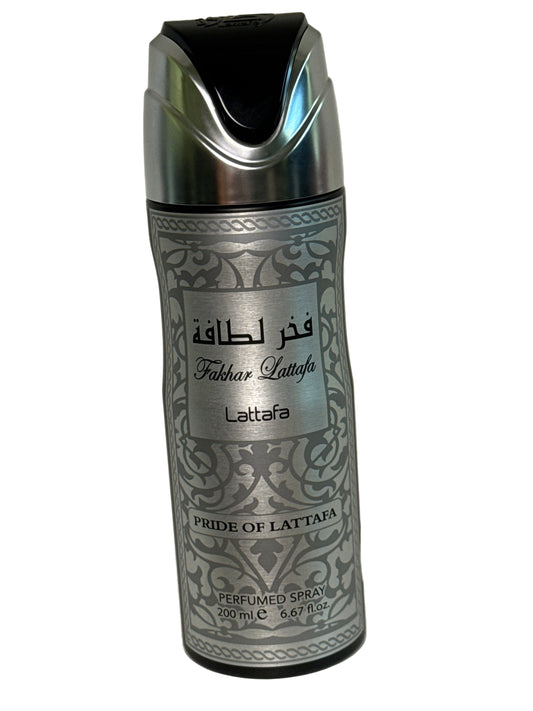 FAKHAR PRIDE OF LATTAFA 6.7 PERFUMED BODY SPRAY FOR MEN