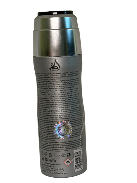 LATTAFA MAAHIR LEGACY 6.7 PERFUMED BODY SPRAY FOR MEN