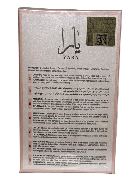 LATTAFA YARA 3.4 EAU DE PARFUM SPRAY