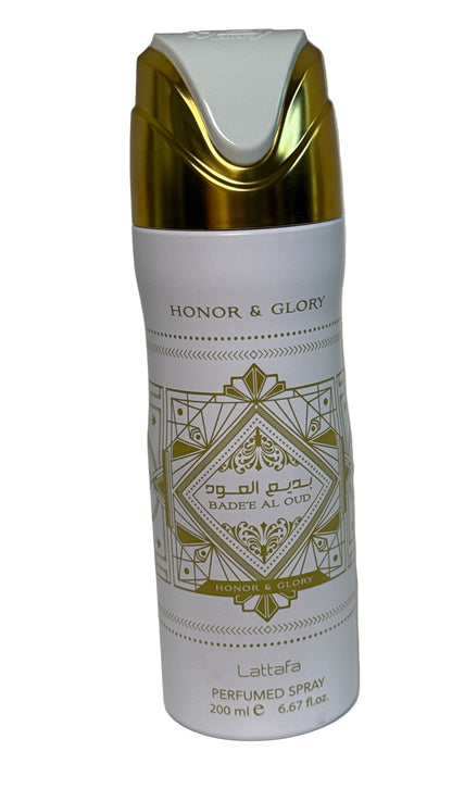 LATTAFA BADE'E AL OUD HONOR & GLORY UNISEX PERFUMED SPRAY 6.67 OZ
